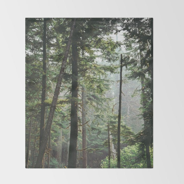 Forest VIII Throw Blanket Gallery Image 2