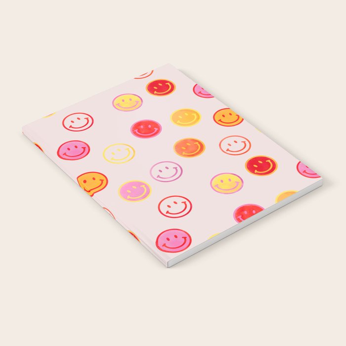 Smiling Faces Pattern Notebook Gallery Image 2