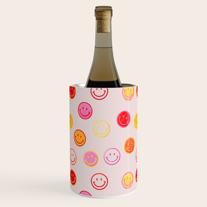 Smiling Faces Pattern Wine Chiller Gallery Image 2