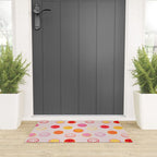Smiling Faces Pattern Welcome Mat Gallery Image 3
