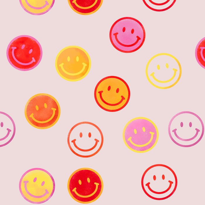 Smiling Faces Pattern Coffee Mug Gallery Image 2