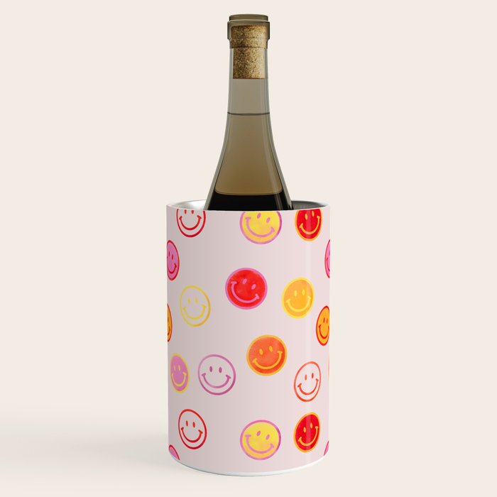 Smiling Faces Pattern Wine Chiller Gallery Image 3