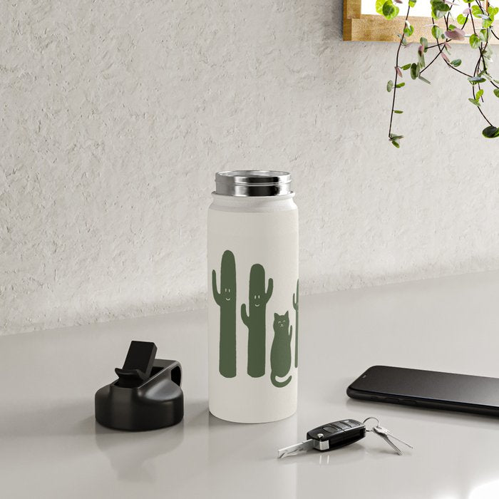 Hidden cat 55g green CATus Water Bottle Gallery Image 5
