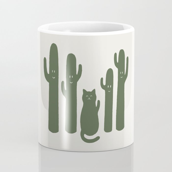 Hidden cat 55g green CATus Coffee Mug Gallery Image 4