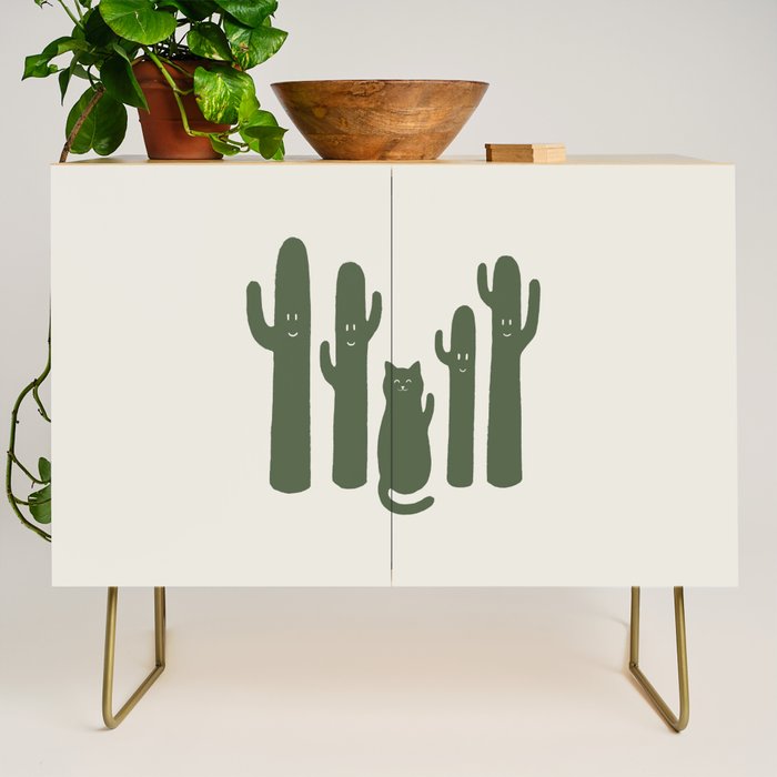 Hidden cat 55g green CATus Credenza Gallery Image 1