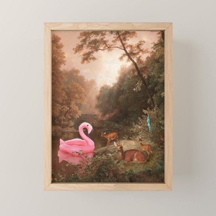 When The Bathers Are Gone Mini Art Print Gallery Image 1
