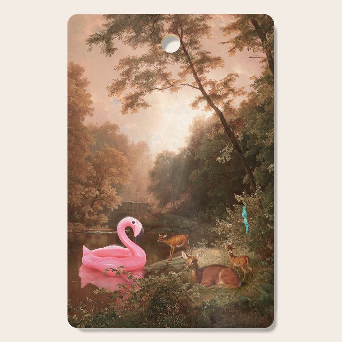 When The Bathers Are Gone Cutting Board Gallery Image 1