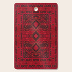 Scarlet Elegance: Oriental Moroccan & Ottoman Artistry Cutting Board Gallery Image 1
