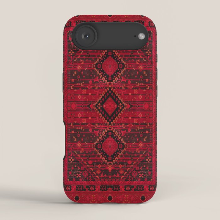 Scarlet Elegance: Oriental Moroccan & Ottoman Artistry iPhone Case Gallery Image 2