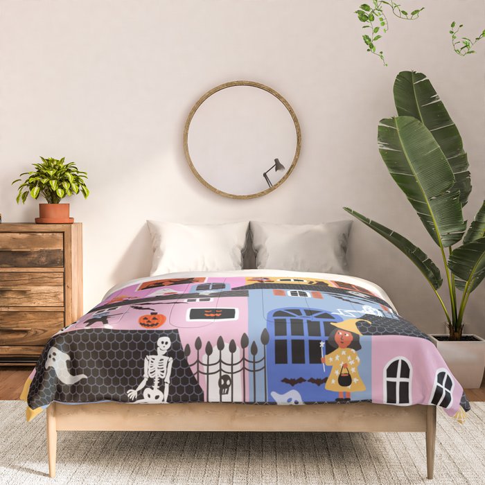 Halloween Houses Comforter Gallery Image 3