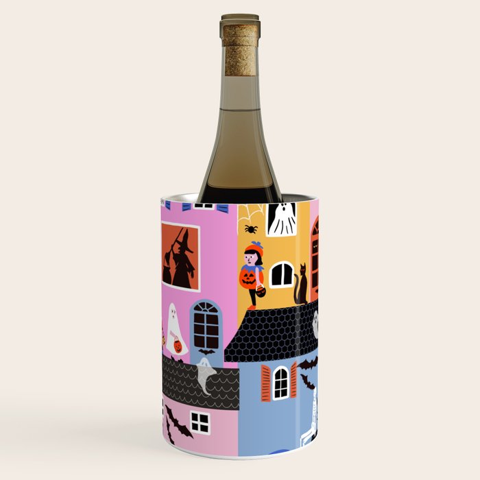 Halloween Houses Wine Chiller Gallery Image 1