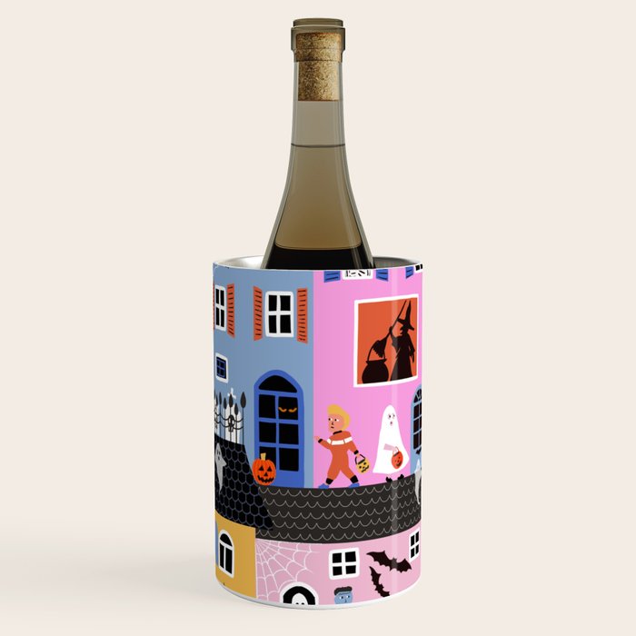 Halloween Houses Wine Chiller Gallery Image 2
