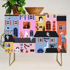 Halloween Houses Credenza Gallery Image 1