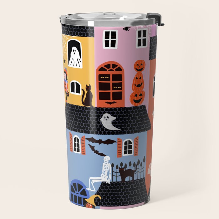 Halloween Houses Travel Mug Gallery Image 2