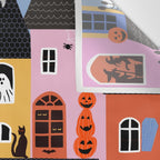 Halloween Houses Wall Tapestry Gallery Image 3