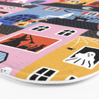 Halloween Houses Bath Mat Gallery Image 3