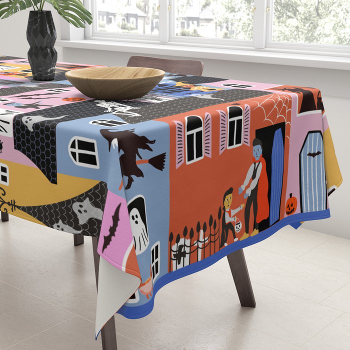 Halloween Houses Tablecloth Gallery Image 3