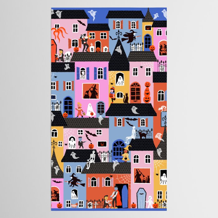 Halloween Houses Tablecloth Gallery Image 2