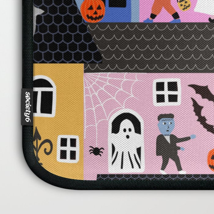 Halloween Houses Laptop Sleeve Gallery Image 3