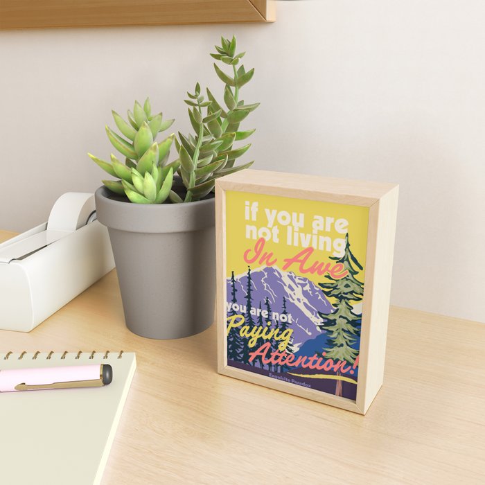 Live In Awe Mini Art Print Gallery Image 2