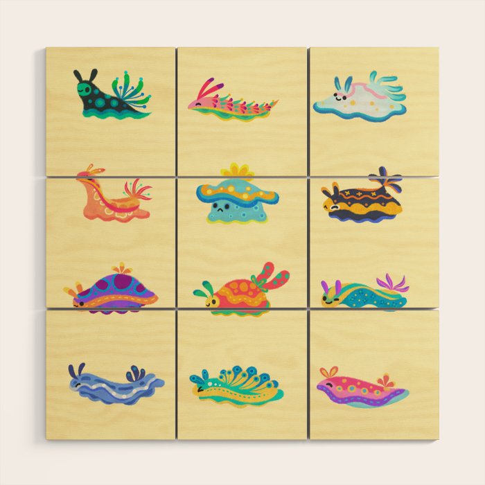 Sea slug Wood Wall Art Gallery Image 1