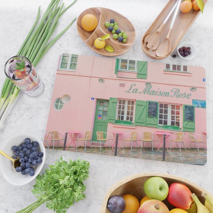 La Maison Rose Cafe in Paris Cutting Board Gallery Image 2