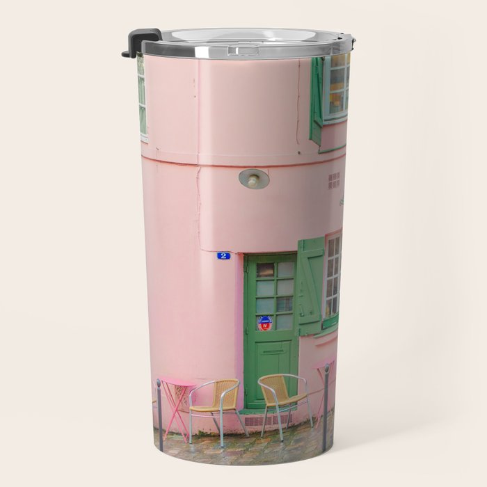 La Maison Rose Cafe in Paris Travel Mug Gallery Image 3