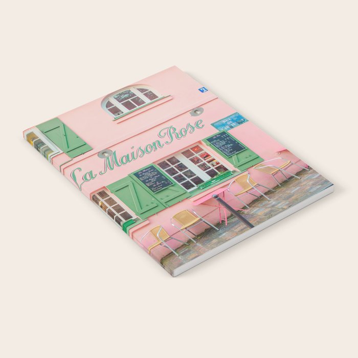 La Maison Rose Cafe in Paris Notebook