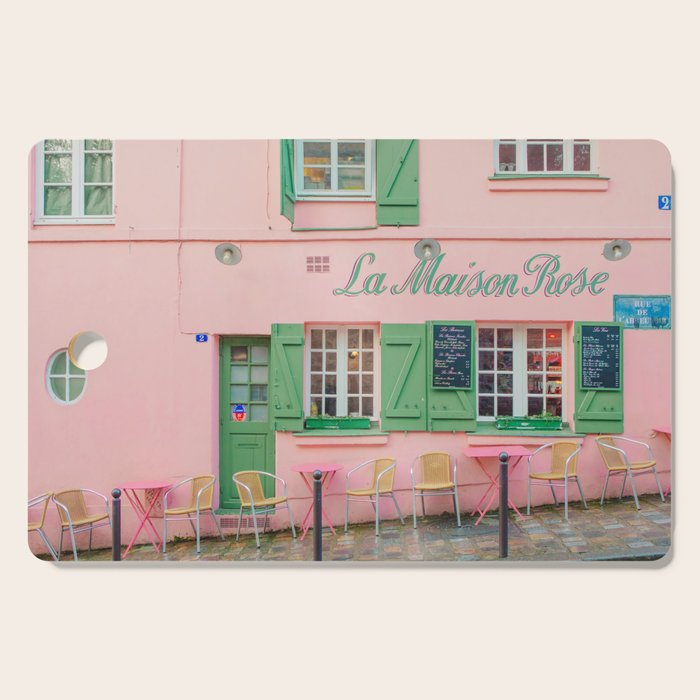 La Maison Rose Cafe in Paris Cutting Board Gallery Image 1