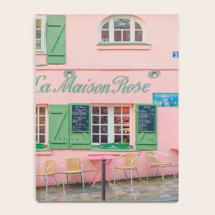La Maison Rose Cafe in Paris Notebook Gallery Image 4