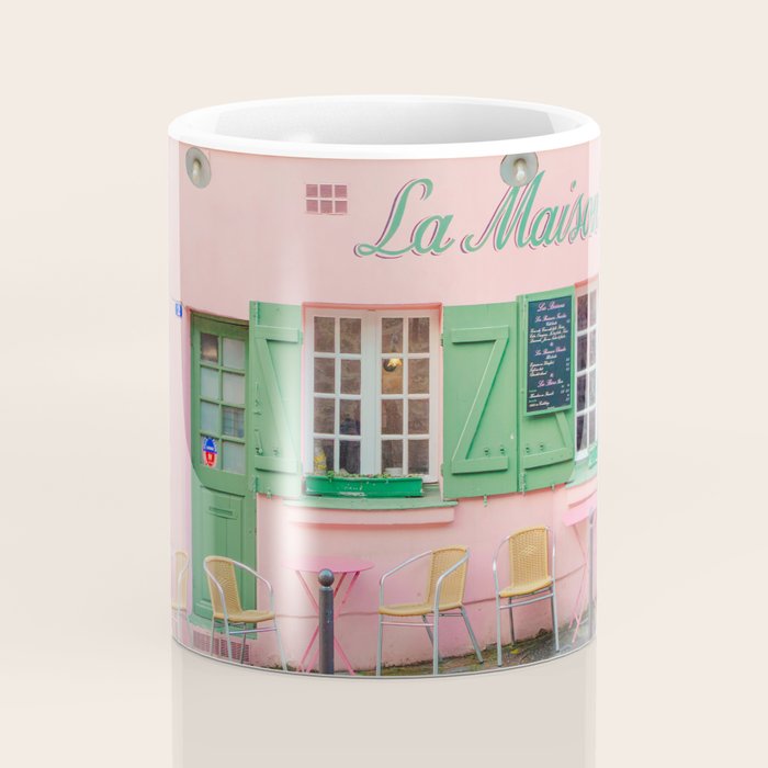 La Maison Rose Cafe in Paris Coffee Mug Gallery Image 4