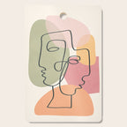 Abstract Profiles 04 Cutting Board Gallery Image 1