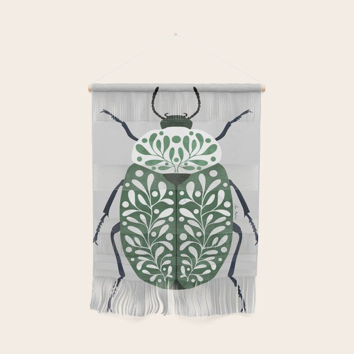 Beetle and leaves Wall Hanging Gallery Image 1
