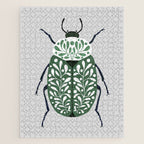 Beetle and leaves Jigsaw Puzzle Gallery Image 1