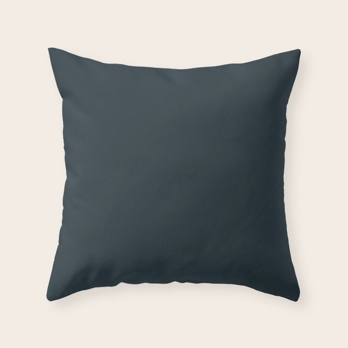 Solid Mineral Dust Throw Pillow Gallery Image 6