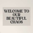 Funny Retro Family Love Quote Welcome Mat Gallery Image 1