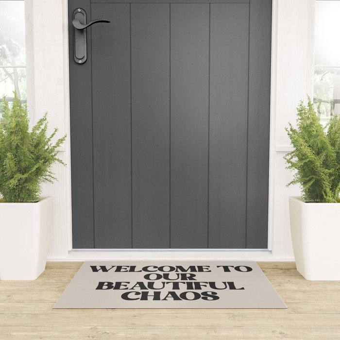 Funny Retro Family Love Quote Welcome Mat Gallery Image 3