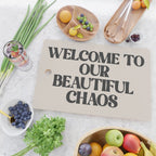 Funny Retro Family Love Quote Cutting Board Gallery Image 2