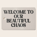 Funny Retro Family Love Quote Cutting Board Gallery Image 1