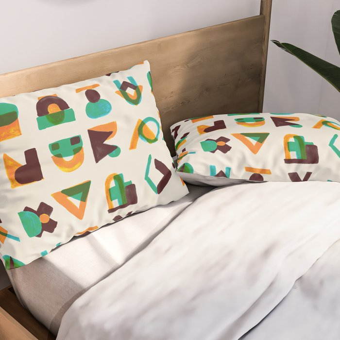 Shape of thoughts Pillow Sham Gallery Image 2