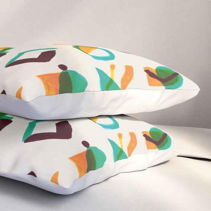 Shape of thoughts Pillow Sham Gallery Image 3