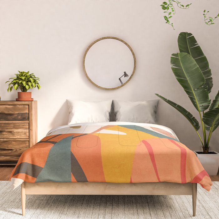 Abstract Art Jungle 5 Comforter Gallery Image 3