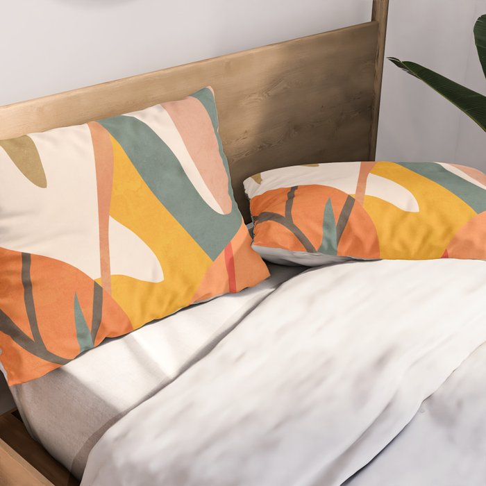 Abstract Art Jungle 5 Pillow Sham Gallery Image 2