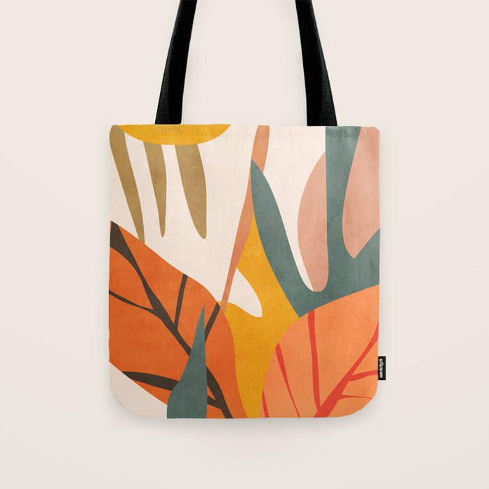 Abstract Art Jungle 5 Tote Bag Gallery Image 1