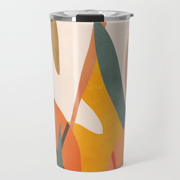 Abstract Art Jungle 5 Travel Mug Gallery Image 1