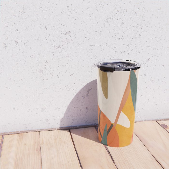 Abstract Art Jungle 5 Travel Mug Gallery Image 4