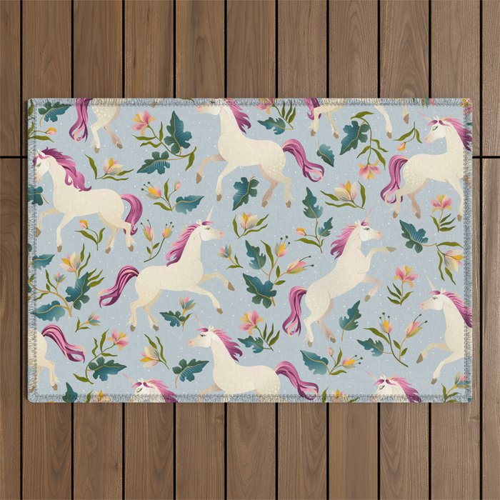 Magical Unicorn Outdoor Rug Gallery Image 1