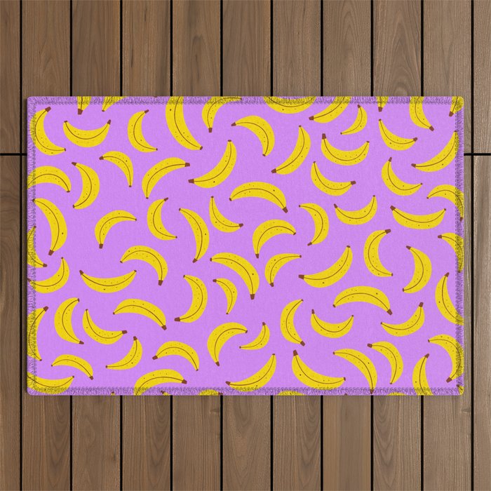 Banana Pattern Outdoor Rug Gallery Image 1