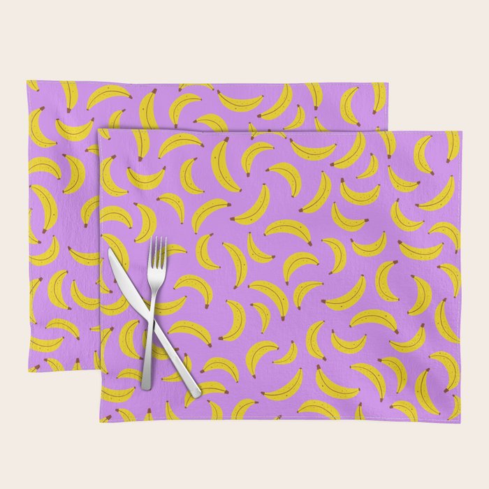 Banana Pattern Placemat Gallery Image 1