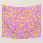 Banana Pattern Wall Tapestry Gallery Image 4